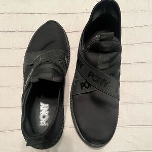 Pony Charcoal Slip-On Shoes